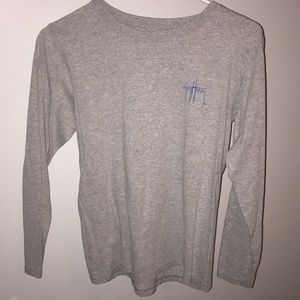 grey guy harvey long sleeve shirt